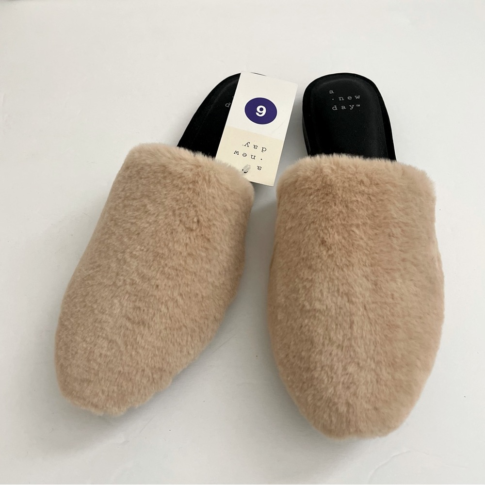 a new day Faux Fur Mules